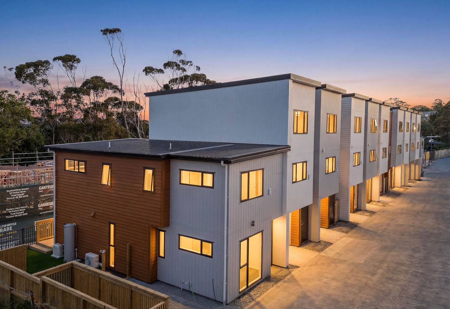 145 Albany Highway project - evening